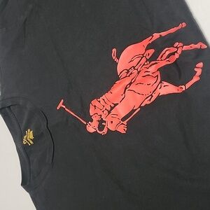 Mens polo Ralph Lauren Black Tshirt 2XB